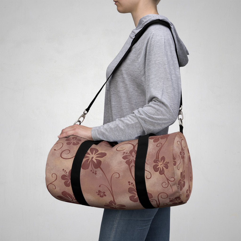 Floreva Hibiscus Duffel Bag – Mocha