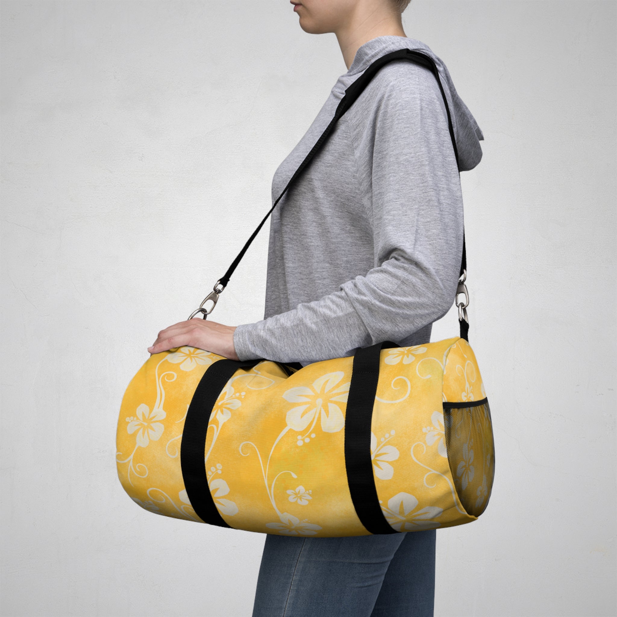 Floreva Hibiscus Duffel Bag — Sunshine
