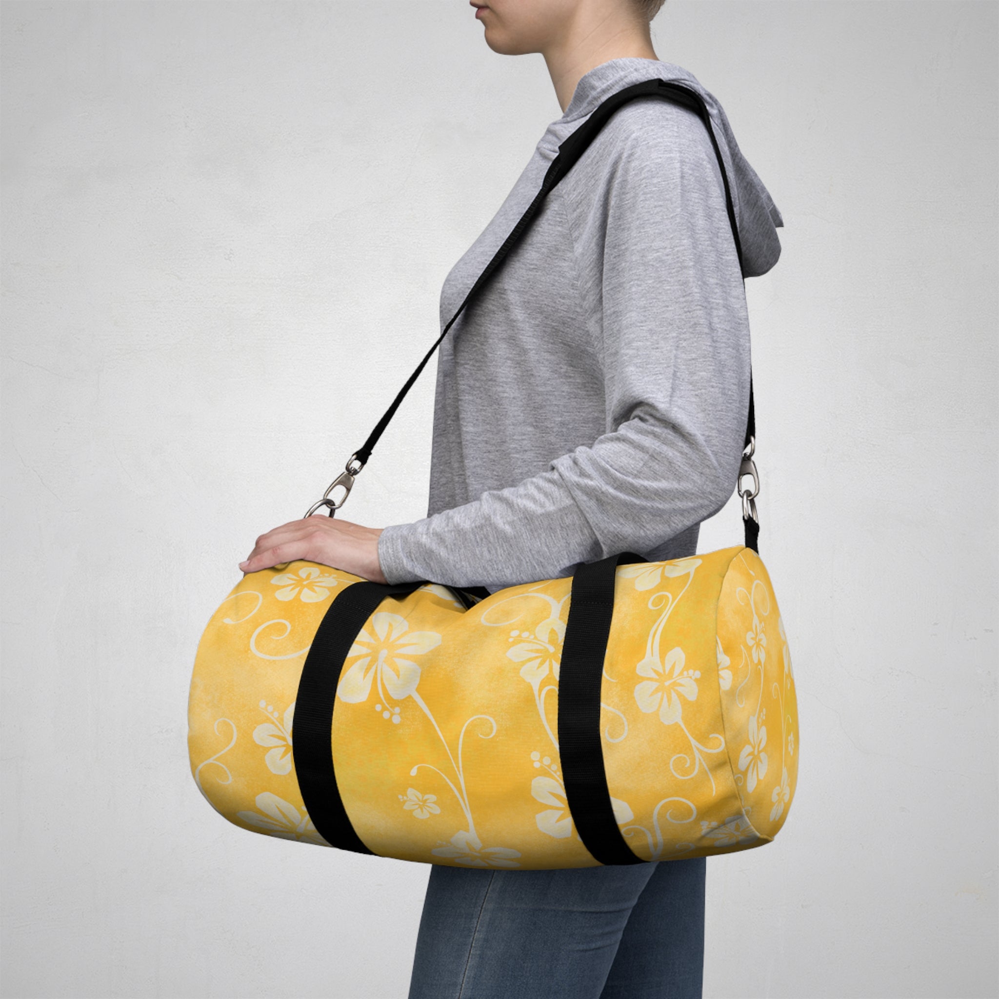 Floreva Hibiscus Duffel Bag — Sunshine
