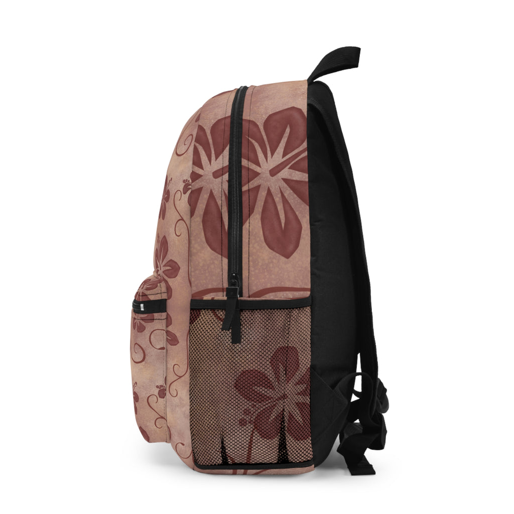 Floreva Hibiscus Backpack – Mocha