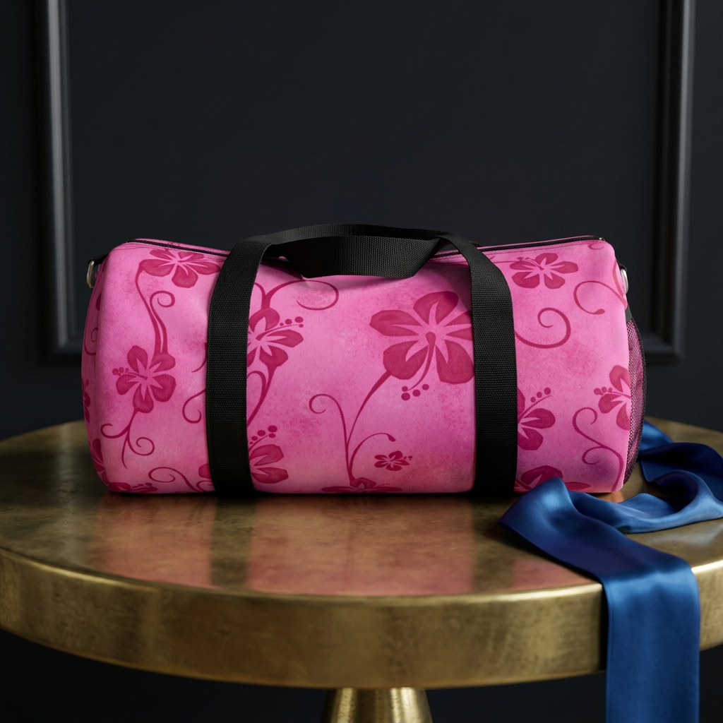 Floreva Hibiscus Duffel Bag — Pink