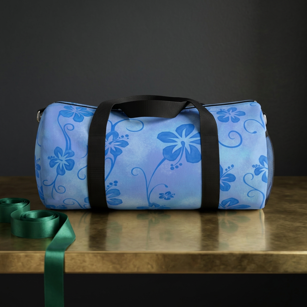Floreva Hibiscus Duffel Bag — Ocean