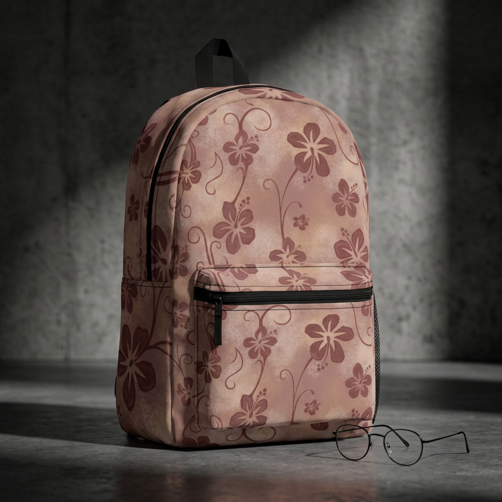 Floreva Hibiscus Backpack – Mocha