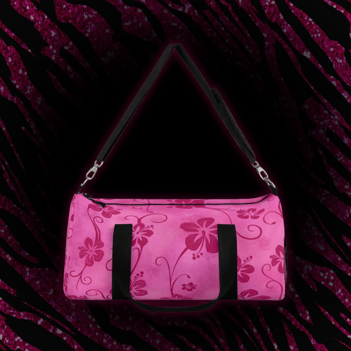 Floreva Hibiscus Duffel Bag — Pink