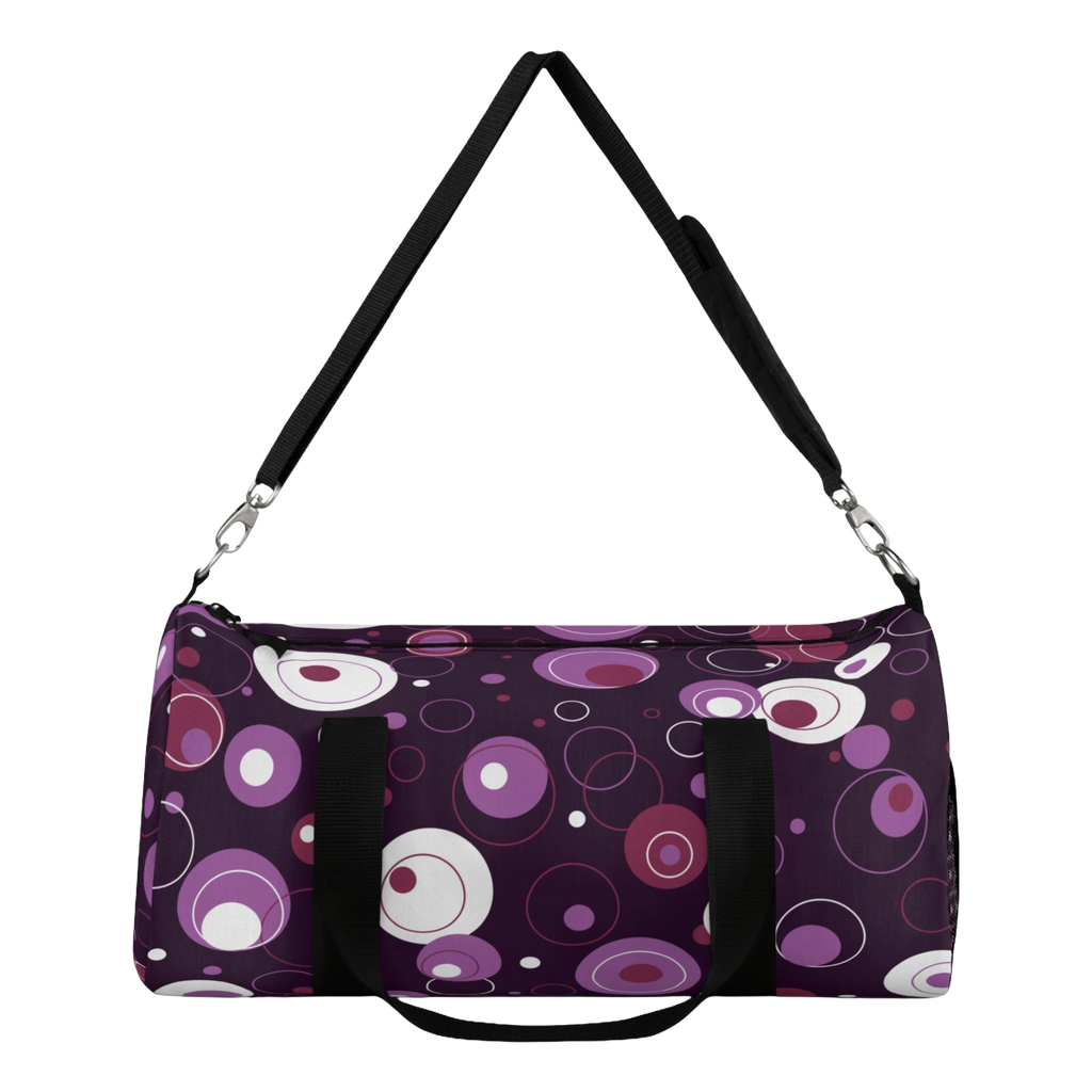 Floreva Retro Circles Duffel - Berry Basket