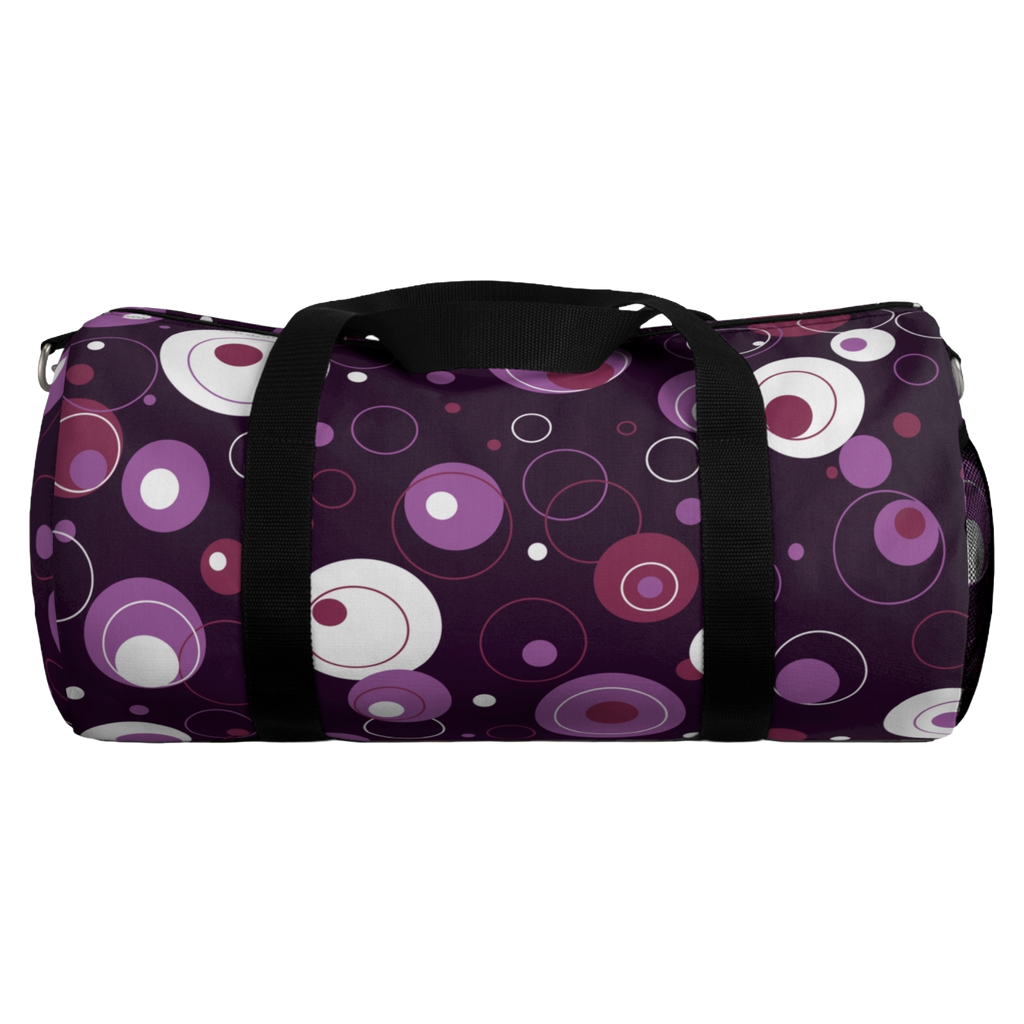 Floreva Retro Circles Duffel - Berry Basket