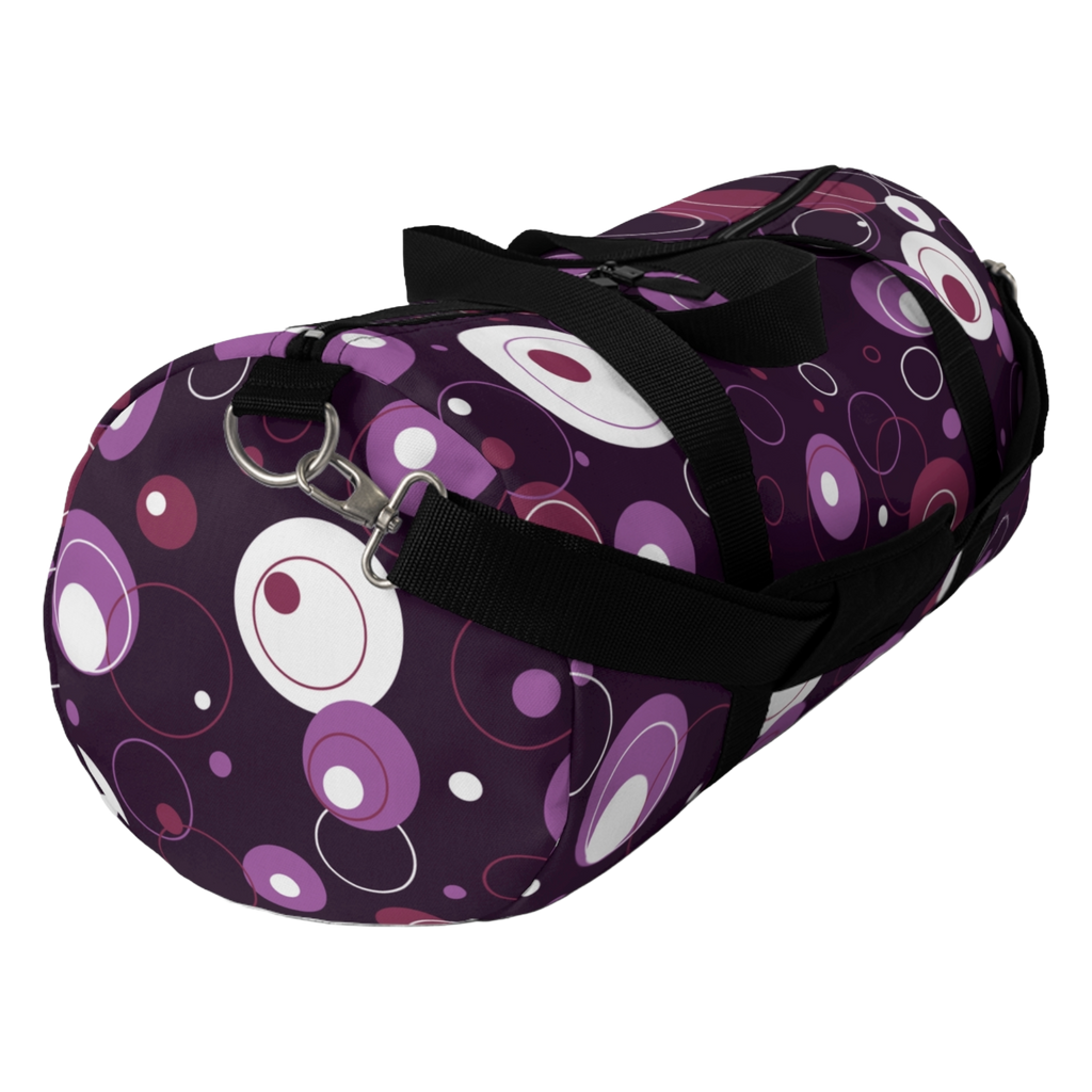Floreva Retro Circles Duffel - Berry Basket