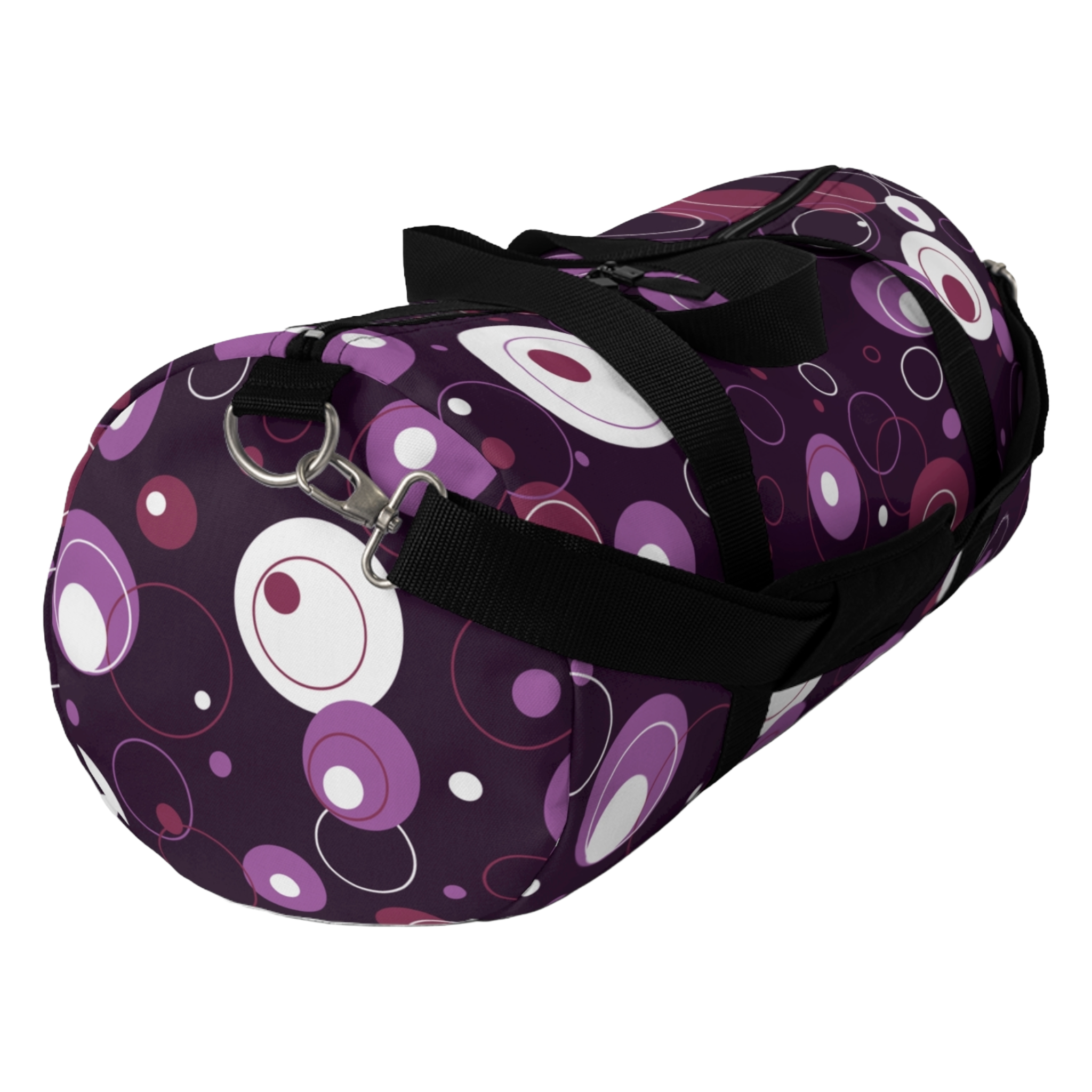 Floreva Retro Circles Duffel - Berry Basket