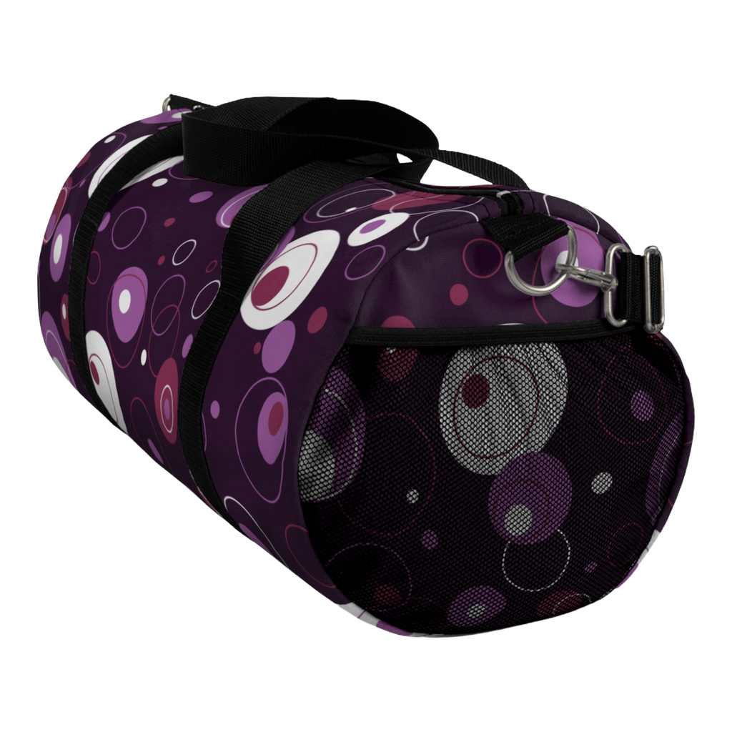 Floreva Retro Circles Duffel - Berry Basket