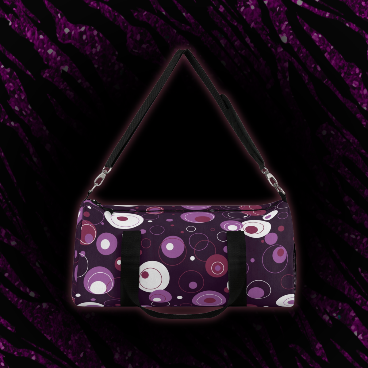 Floreva Retro Circles Duffel - Berry Basket
