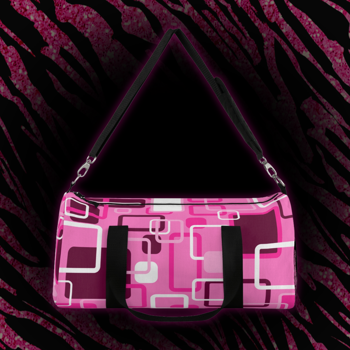 Floreva Cubism Duffel - Raspberry
