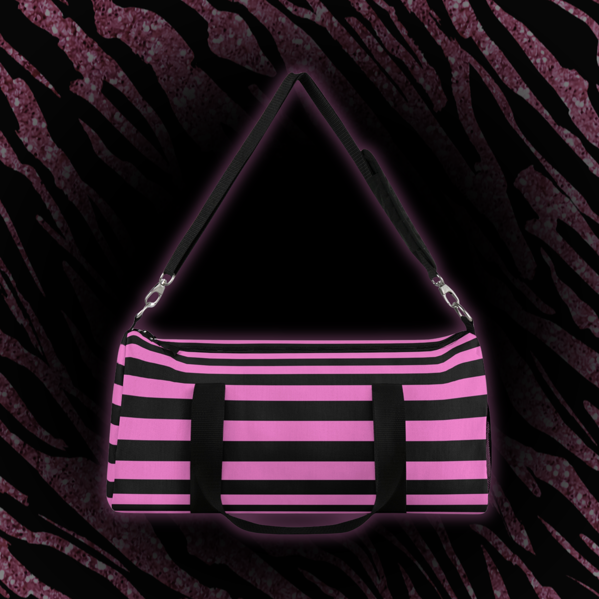 Floreva Striped Duffel - Rockstar