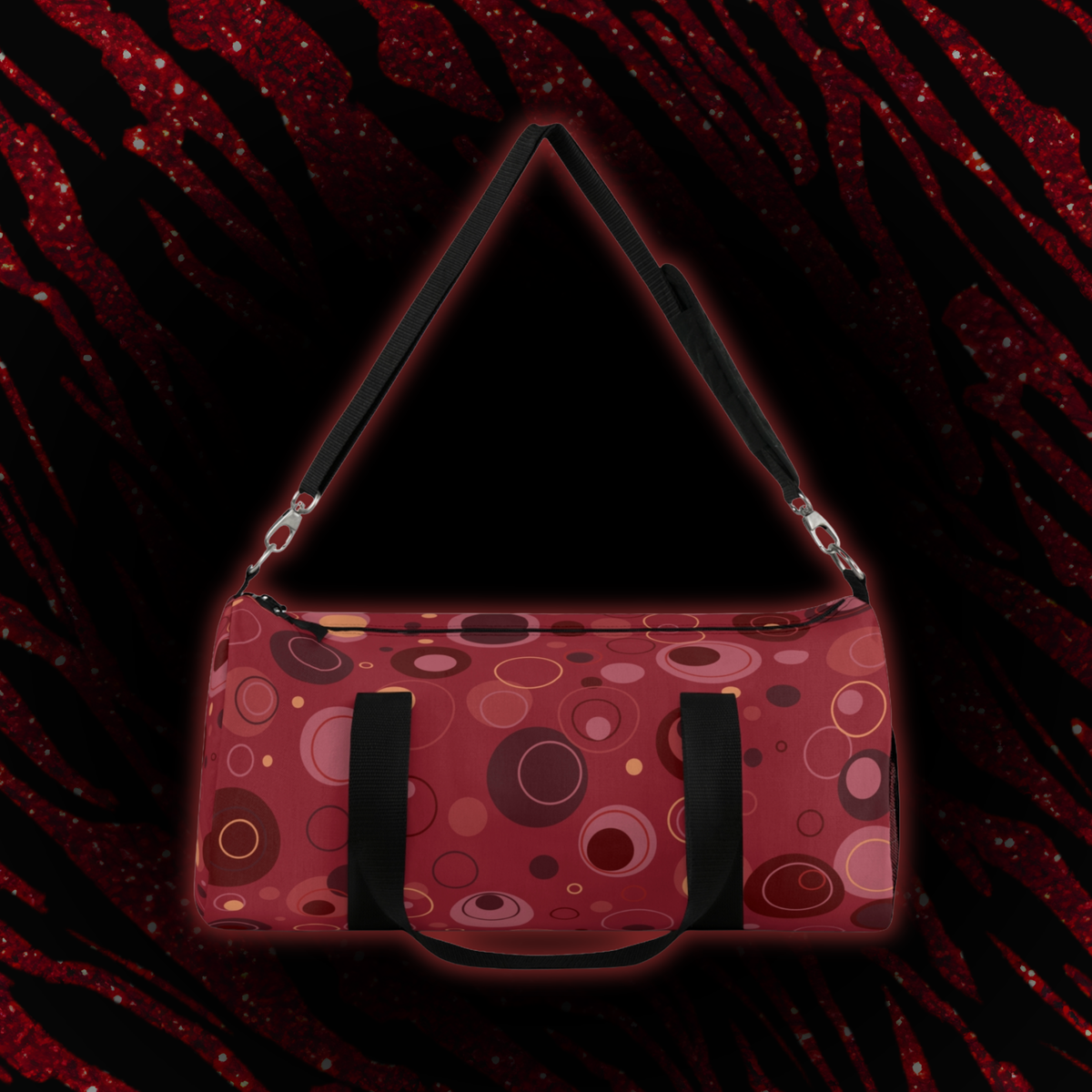 Floreva Retro Circles Duffel - Apple Orchard